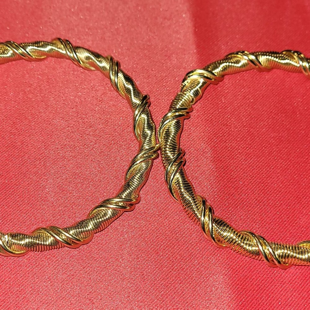Large Gold Bracelets